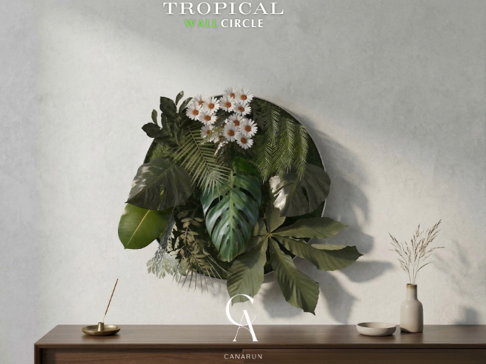Tropical Wall Circle - CANARUN - (Rezzme)