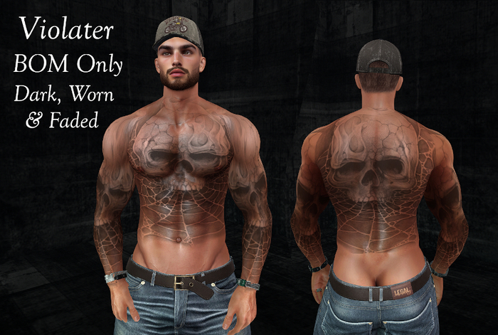 Etched Violater Tattoo