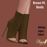 Brown PL Boots   - PLAGEN  (ADD)