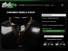 'BALLYCO' Chromed Rebels Stack Rosegold