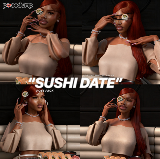 [posedump] "SUSHI DATE" Posepack