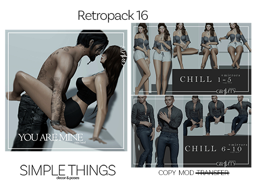 SimpleThings&GravityPoses  Retro Pack 16 