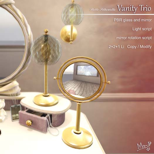 MMM-Belle Silhouette-Vanity Trio(add)