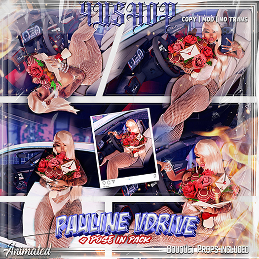 4UShop- Pauline VDrive Anim PosePack