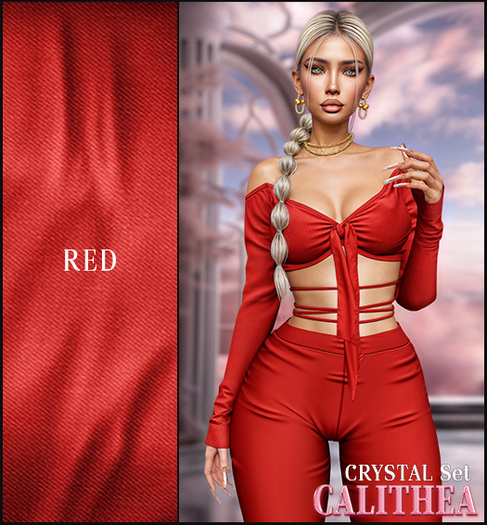 CALITHEA . Crystal Set . Red