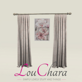 LouChara Nova Drapes and Art 