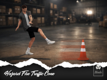 Hade - Kickable & Static Fire Traffic Cone