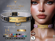 **RE** Inked ReVived Collar - RLV - PBR - Engraving
