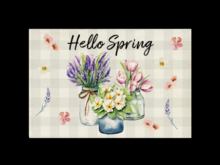 *6KW* FULL PERM Spring Placemat Texture #4
