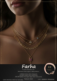 NaaNaa's Farha Necklace Set Bronze 