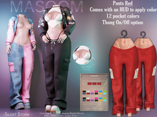 [[ Masoom ]] Silent Storm Pants - Red