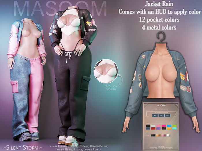 [[ Masoom ]] Silent Storm Jacket - Rain
