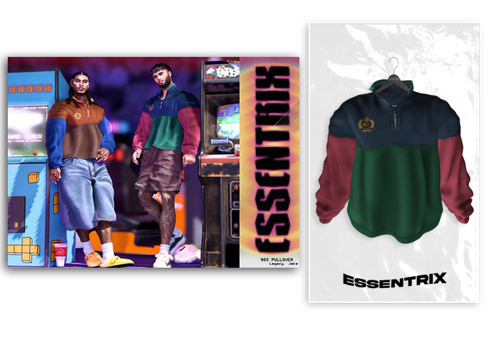 -ESSENTRIX-. 90s Pullover (BPG)