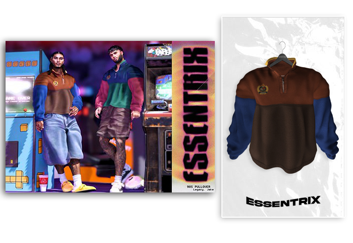 -ESSENTRIX-. 90s Pullover (BBB)