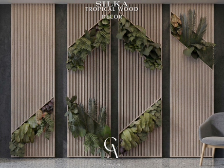 Silka Tropical Wood Wall