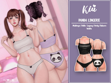 *>Kiu<* - Panda Lingerie_Black 