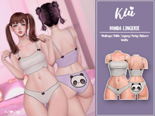 *>Kiu<* - Panda Lingerie_White 