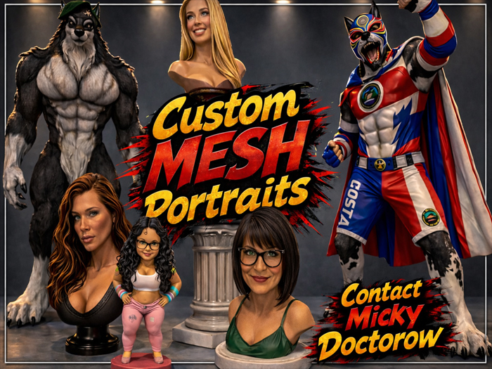 Custom Mesh Portraits