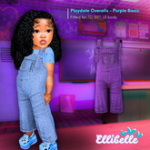 ELLIBELLE - Playdate Overalls - Purple Basic