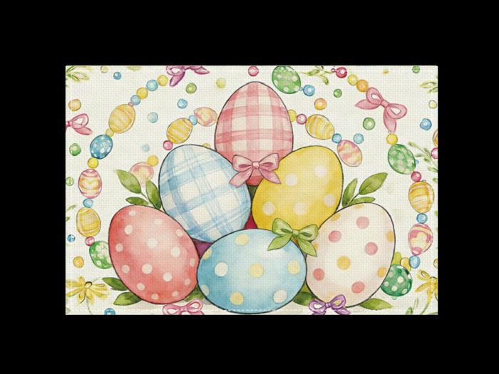 *6KW* FULL PERM Easter Placemat Texture #2