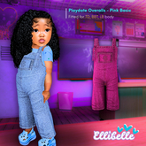 ELLIBELLE - Playdate Overalls - Pink Basic