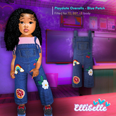 ELLIBELLE - Playdate Overalls - Blue Patch