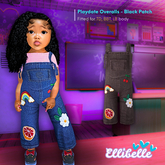 ELLIBELLE - Playdate Overalls - Black Patch
