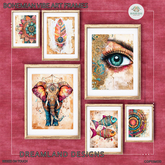DD Bohemian Vibe Art Frames