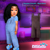 ELLIBELLE - Playdate Overalls - Black Basic