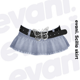 evani. Scilla skirt - rain