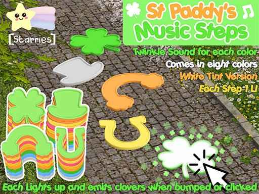 [Starries] St Paddy's Light Up Steps