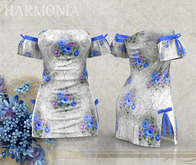 Blue Rose Ribbon Dress Maitreya