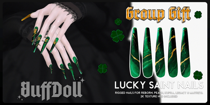 [BuffDoll] - [GIFT] Lucky Saint Nails