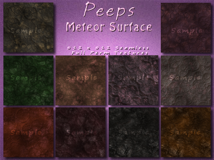 Peeps Textures Meteor Surface