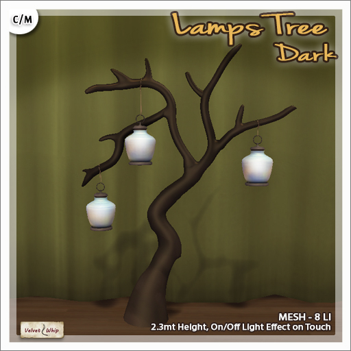[V/W] Lamps Tree - Medieval Fantasy Floor Lamp