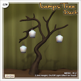 [V/W] Lamps Tree - Medieval Fantasy Floor Lamp