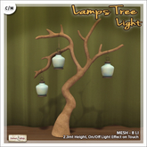 [V/W] Lamps Tree - Light - Medieval Fantasy Floor Lamp
