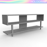 Grey TV Stand Modern