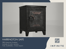 Infinite - Harrington Safe - PBR - Bedroom / Office / Bank Decor (4 Colors)