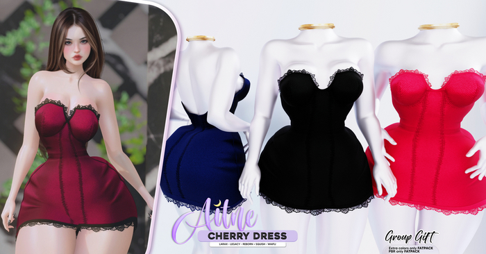 .Aitne. Cherry Dress - Group Gift