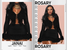 Rosary. Janai . Set Black