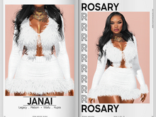 Rosary. Janai . Set White