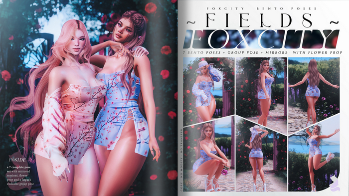 FOXCITY. Fields Bento Pose Set