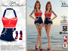 [Vips Creations] - Female Sailor Swim Suit[4] - [Pearl] - Female swimsuit - UPDATE