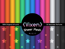 {Vixen} - Texture Pack - { #02 Sheer Mesh }