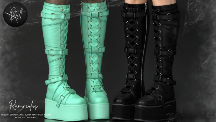 : CULT : Ranunculus Platform Boots Fatpack DEMO