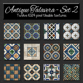 *Wallflowers* Antique Talavera - Set 2