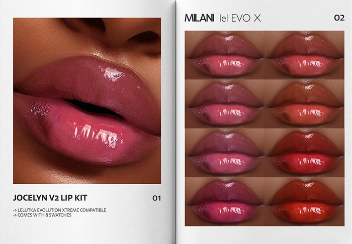 MILANI - "JOCELYN V2" LIP KIT / DEMO
