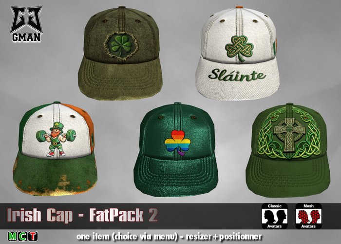 [GMan] HA - Irish Cap - FatPack2 (box)