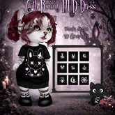 DINKIE~*ema's dinkie-Gothic Bunny HUD Dress 10 boxed